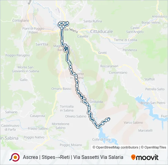 COTRAL Bus Line Map
