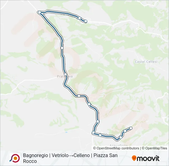 COTRAL Bus Line Map