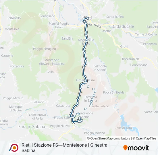 COTRAL Bus Line Map