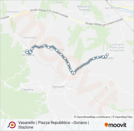 COTRAL Bus Line Map