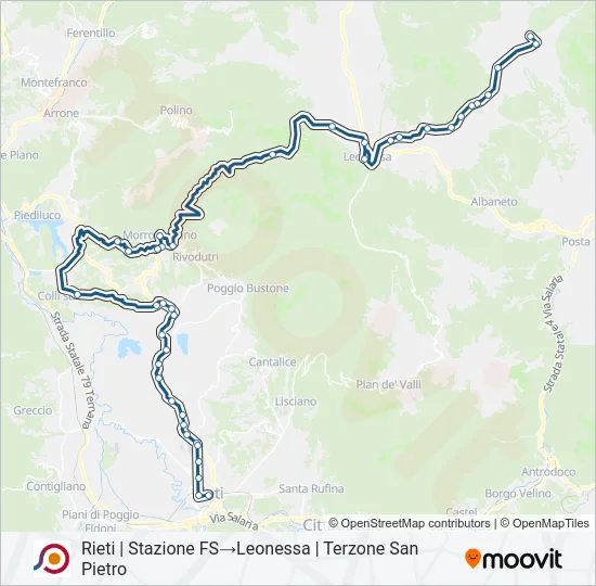 COTRAL Bus Line Map