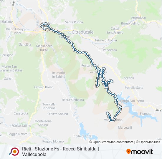 COTRAL bus Line Map