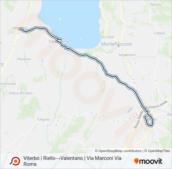 COTRAL Bus Line Map