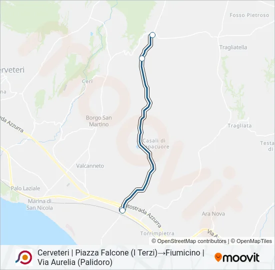 COTRAL Bus Line Map