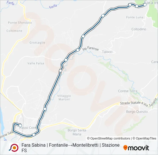 COTRAL Bus Line Map