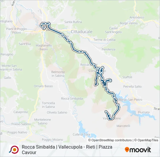 COTRAL Bus Line Map