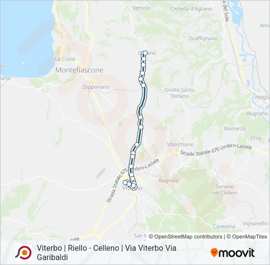 COTRAL Bus Line Map