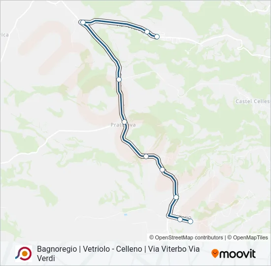COTRAL Bus Line Map