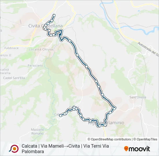 COTRAL Bus Line Map