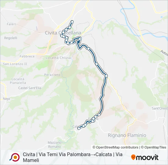 COTRAL Bus Line Map