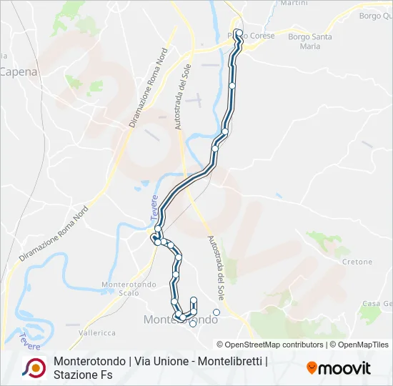 COTRAL Bus Line Map