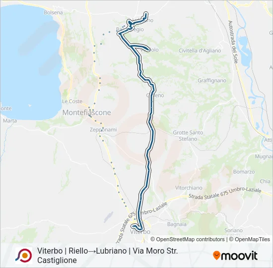 COTRAL Bus Line Map