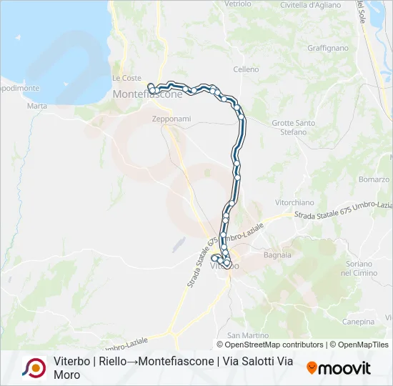 COTRAL Bus Line Map