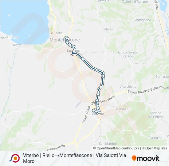 COTRAL Bus Line Map