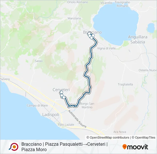 COTRAL Bus Line Map