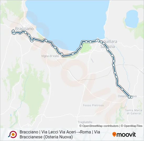 COTRAL Bus Line Map