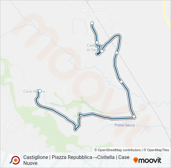 COTRAL Bus Line Map