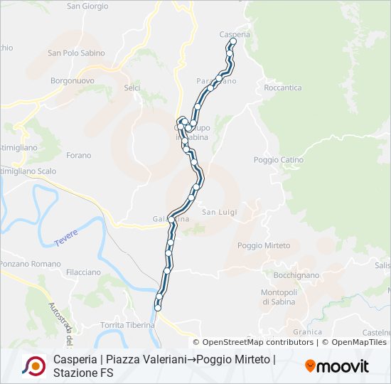 COTRAL bus Line Map