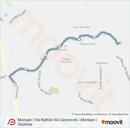 COTRAL Bus Line Map