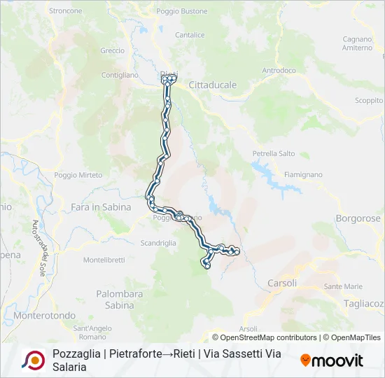 COTRAL Bus Line Map
