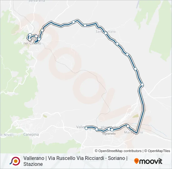 COTRAL Bus Line Map