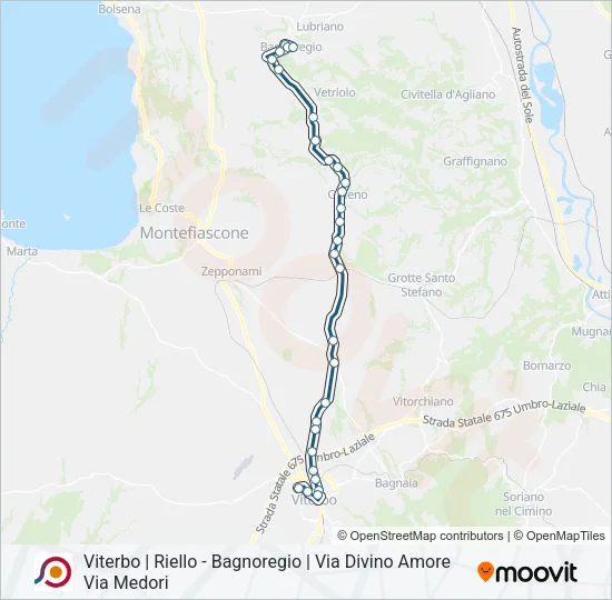 COTRAL Bus Line Map
