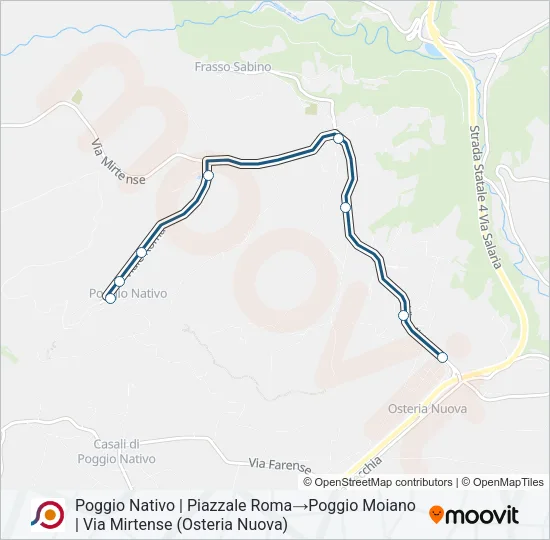 COTRAL Bus Line Map