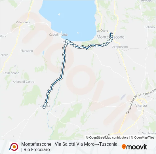 COTRAL Bus Line Map