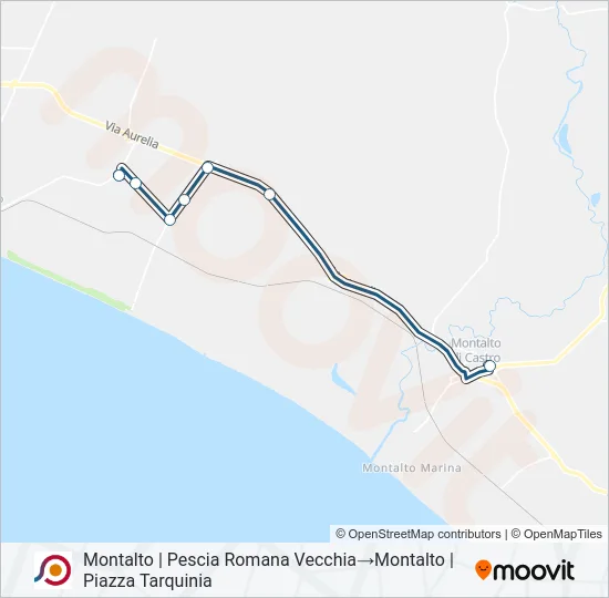 COTRAL Bus Line Map
