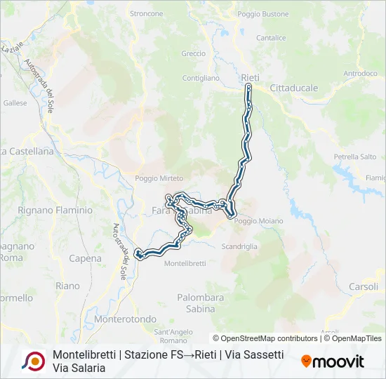 COTRAL Bus Line Map