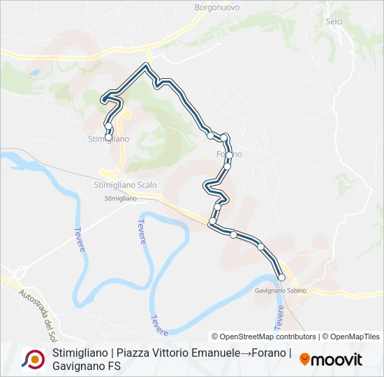 COTRAL Bus Line Map