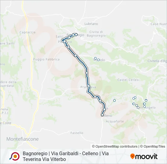 COTRAL Bus Line Map