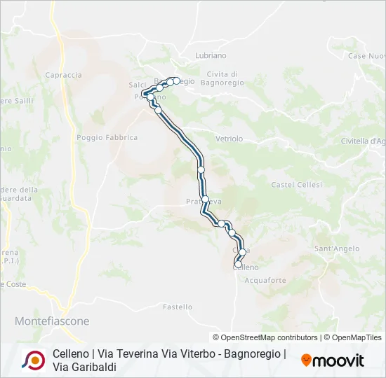 COTRAL Bus Line Map