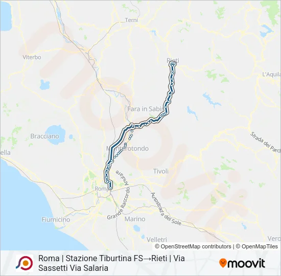 COTRAL Bus Line Map
