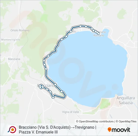 COTRAL Bus Line Map