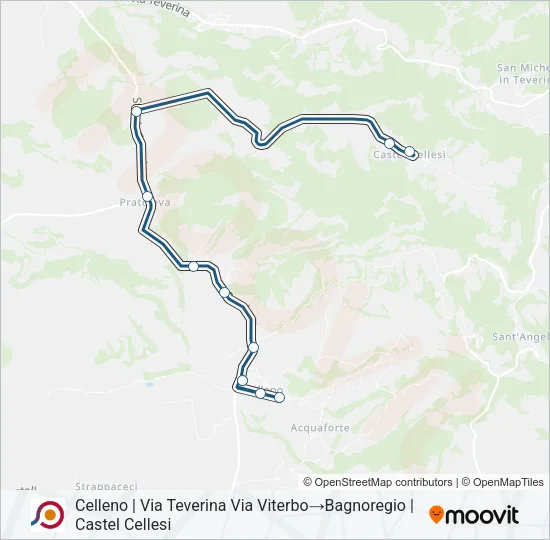 COTRAL Bus Line Map