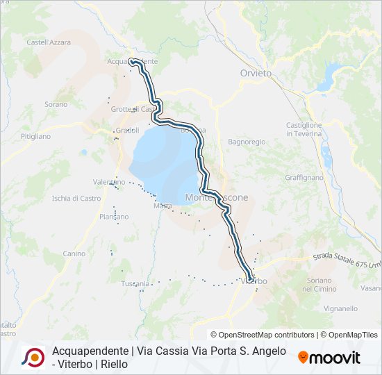 COTRAL bus Line Map