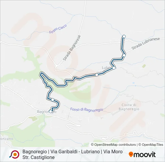 COTRAL Bus Line Map