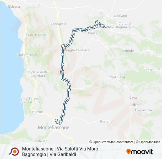 COTRAL Bus Line Map