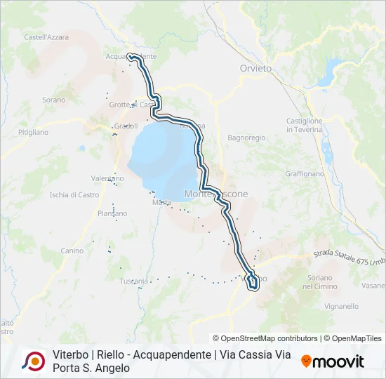 COTRAL Bus Line Map