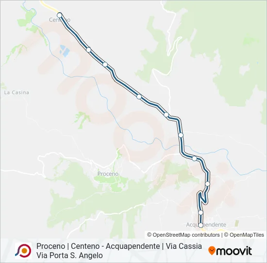 COTRAL Bus Line Map