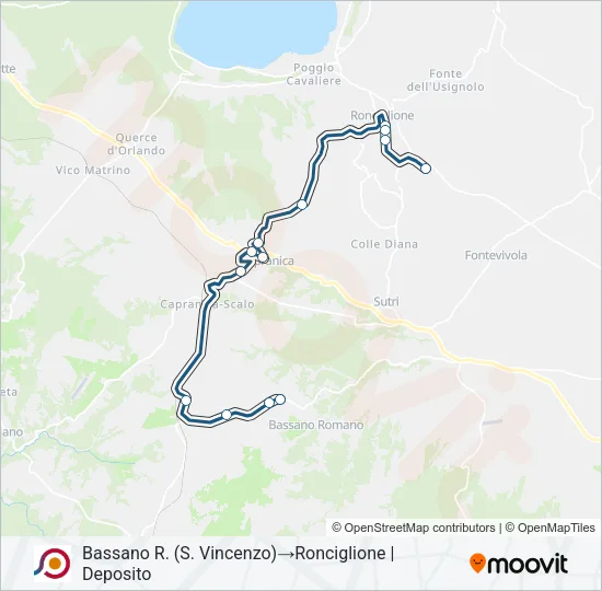 COTRAL Bus Line Map