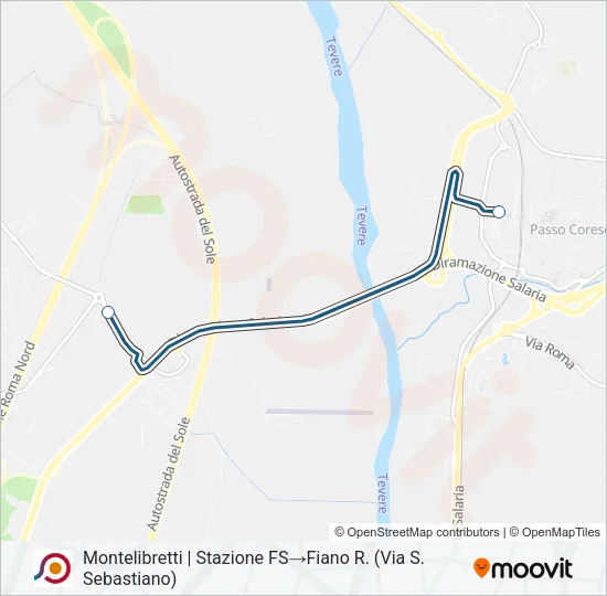 COTRAL Bus Line Map