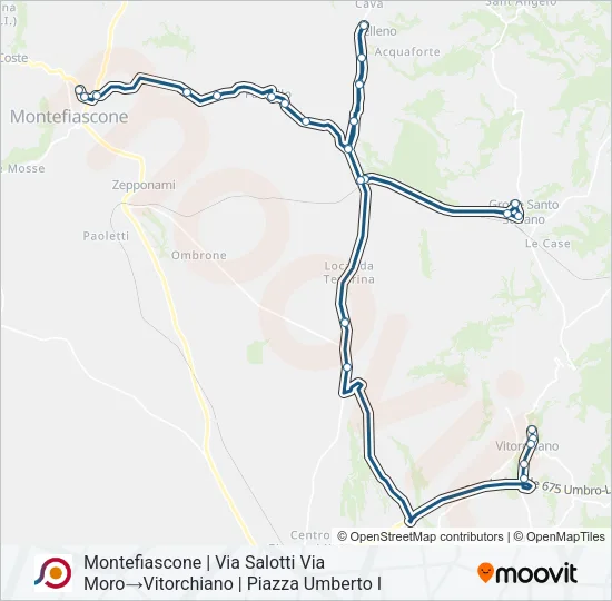 COTRAL Bus Line Map