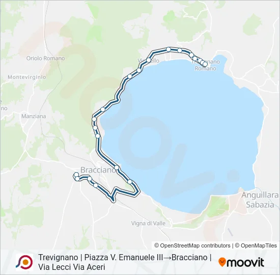 COTRAL Bus Line Map