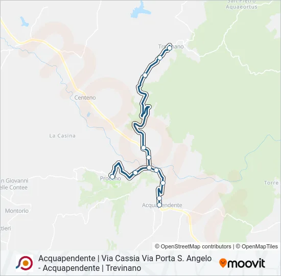 COTRAL Bus Line Map