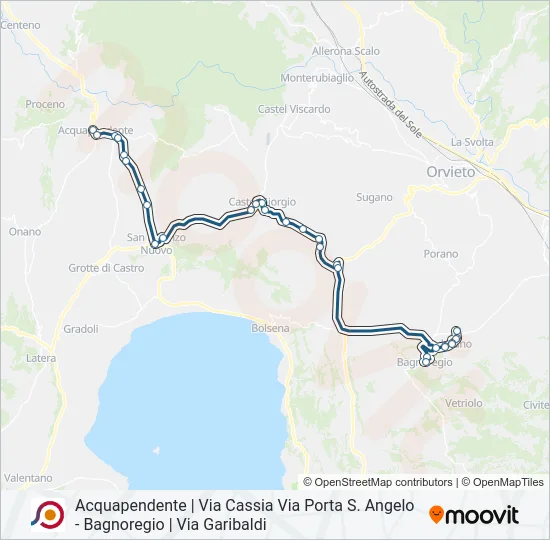 COTRAL Bus Line Map