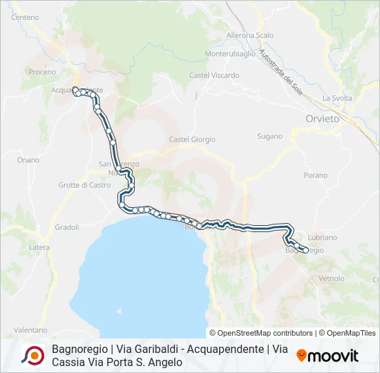 COTRAL Bus Line Map