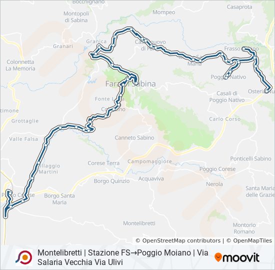 COTRAL bus Line Map