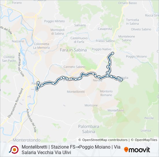 COTRAL bus Line Map